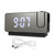 IMIKEYA 1 Set Led Electronic Clock Digital Projection Clock Night Light Alarm Clock Electronic Alarm Clock Bedside Clock Home Projector Projection Desk Clock Desktop Abs Wall Clock Student