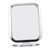 Angoily 2pcs Double Sided Makeup Mirror Travel Magnifying Mirror Double Sided 360 Degree Mirror Square Desktop Vanity Table Folding Makeup Mirror Miss Handheld Mirror Plastic