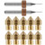 PChero 10pcs 0.4mm MK8 3D Printer Extruder Brass Nozzle Print Heads for MK8 Makerbot Reprap Creality CR-10 3D Printers?Bonus 2pcs Cleaning Drill Bits