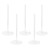 ZJCilected 5 Piece Donuts Stand,Clear Acrylic Doughnut Donut Stand Display Holder for Wedding Patry Birthday Decorations Tiered Display Tower Tree Display stands (5 Piece)