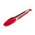 Sur La Table Silicone-Tipped Tongs, 9", Red