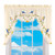 Collections Etc Beautiful Perched Songbirds Window Curtains - Embroidered Birds on Perched Leaf Branch - Scroll Cutout Details - Rod Pocket Tops for Easy Hanging - Machine Washable, Polyester