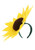 elope Giant Sunflower Headdress Costume Headband Standard