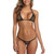 SHERRYLO Fishnet G String Bikini for Women Mini Triangle Top See Through Mesh Micro Bikinis