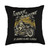 St George Island Florida Motorcycle Hotrod Vintage Design Throw Pillow