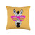 Cute zebras and colored sunglasses Zebra with Colored Sunglasses, Funny Animals Throw Pillow, 16x16, Multicolor