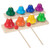 VICASKY 1 Set Bell Educational Toys Harmony Drum Kids Bells Toy Puzzle Toy Hand Bells Knocking Xylophone Toy Percussion Instruments for Kids Tone Bell Bell Wooden Music Child