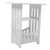 MAGICLULU Bedside Table Small Side Table Coffee End Table Sofa Side Table Sofa Table Side Table for Sofa Small Table for Home White Small Round Table Mini PVC Wood Plastic Board