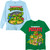 Teenage Mutant Ninja Turtles Boys' Toddler TMNT 2-Pack T-Shirt Bundle 2 Pack Tees, Green/Blue, 3T