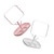 Ipetboom 2pcs Vanity Mirror Desk Makeup Mirror Dresser Mirror Vanity Desk Mirror Desktop Makeup Mirror Double Sided Mirror Travel Makeup Mirror Table Woman Girl Pp One-Way Mirror