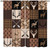 SENRUEGT Vintage Bear Deer Window Curtains, Western Farm Country Lodge Wildlife Hunting Topics Vintage Bedroom Living Room Kitchen Curtains 42x45 Inch