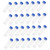 Anneome 50 Pcs Sample Centrifuge Tubes Laboratory Plastic Centrifuge Tubes Laboratory Centrifuge Tubes Centrifugal Tube Vials Centrifuge Tube with Cap Pp Round Bottom Small Test Tube