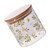 SWOOMEY Storage Tank Glass Container with Lid Glass Cookie Jars with Lids Coffee Airtight Container Transparent Glass Jar Dry Food Canisters Glass Storage Canister Lemon Pattern Sealed Jar