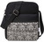 VASCHY Crossbody Bag Purse for Women, Cute Canvas Small Messenger Shoulder Bag for Women in Black Elephants