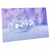 3dRose Snow, Pine Trees and Ornaments in Shades of Blue - Desk Pad Place Mats (dpd-60393-1)