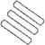 Opuladuo 3PC 10 Inch Chainsaw Chains, Replacement Chain for WORX WG309,10'' Chain for Sun Joe SWJ803E SWJ807E - 3/8'' .050'' 40 Drive Links