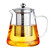950ml/ 32OZ Glass Teapot with Removable Infuser, Stovetop Safe Tea Kettle, Blooming and Loose Leaf Tea Maker Set