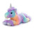 The Petting Zoo Unicorn Stuffed Animal Plushie, Ombrez Wildlife Animals, Rainbow Unicorn Plush Toy 16 inches