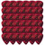 Fender Premium Celluloid 351 Shape Picks, Medium, Red Moto - 36 Pack
