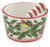 Boston International Holiday Ceramic Bowl and Stainless Steel Spreader, 4.75-Inches, Christmas Bells