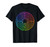 Labyrinth Rainbow Chartres Labyrinth Maze Yoga Design T-Shirt