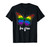 Rainbow Butterfly Gay Pride Retro LGBT-Q Lesbian Ally T-Shirt