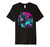 House DJ Cat 80s 90s Kitten Sunset Rainbow DJ Cat Kitty Premium T-Shirt