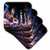 3dRose New York City Times Square Ceramic Tile Coaster, Set of 4
