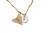 Personalized Gold Paper Plane Necklace, Pilot Necklace, Flight Attendant Jewelry, Initial Plane Necklace, Origami Plane Charm, Traveler Gift