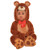 Amscan 849928 Size 6-12 Months Baby Cuddle Bear Costume, Brown