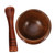 Zerodeko 1 Set Garlic Masher Mortar Pestle Mortar Mortar& Pestles Kitchen Gadget Mincer Tool Pestle Bowl Garlic Garlic Crusher Mortar Garlic Mortar Household Wood