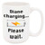 Diane Charging Coffee Mug - Personalized Ceramic Cup with Name, Custom Mug, Customized Birthday/Christmas Gift, Holiday Present, 11 Oz