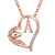 Anoup Unicorn Gifts for Girls Age 6-8, Heart Necklace for Girls Jewelry 9 Year Old Girl Birthday Gift Ideas Gifts for Teen Girls Rose Gold Necklace for Girls Unicorn Necklace for Teen Girls