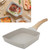 Topyond Breakfast Flat Pan,Aluminum Alloy Tamagoyaki Japanese Omelette Pan, Omelette Pan Rectangle Nonstick Egg Pan Skillet for Home Kitchen