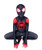 CRJUS TOPUNY Kids Halloween Costume Boys Superhero Cosplay Bodysuit Spandex Jumpsuit for (BLACK, S)