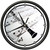 SignMission Beagle Clarinet Wall Clock Music Teacher School Band Reeds
