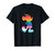 Disney Mickey Mouse Pride Inclusive Pose Rainbow Icon Fill T-Shirt