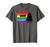 DC Comics Pride Justice League Batman Rainbow Flag Logo T-Shirt