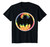 Kids DC Comics Pride Batman Rainbow Tie Dye Logo T-Shirt