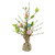 Easter Decoration Egg Tree with LED Lights for Home Decor. Tabletop Decor Artificial Flowers with Battery Operated Lights-(Egg)