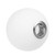 Lamp Shades White Glass Globe Lamp Shade Frosted Replacement Glass Globe Shade Lamp Round Ball Lamp Cover for Pendant Wall Lamp Glass Shades for Light Fixtures