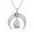PLATYCO Bat Necklace 925 Sterling Silver Crescent Moon Bat Necklace Gothic Jewelry Gift for Women Girl