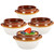 4 Pack 17 oz French Onion Soup Bowls Oven Safe, French Onion Soup Crocks with Handles for Stews, Soup, Cheese & Chili, Dishwasher, Microwave, Broiler Safe