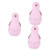 MAGICLULU 3 Pcs Study Timer Countdown Timer Manual Kitchen Timer Bird Shape Timer Digital Timer for Kids Kitchen Reminder Cooking Timer Cute Kids Alarm Child Pink Toddler Clock