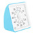 Visual Timer, Visual Countdown Timer One Button Operation Electric for Home (Blue)