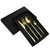 HIDEERPPY Silverware Set, 4/16/24/32 Pieces 304 Steak Knife, Fork And Spoon Tableware Household Knife And Fork Set Stainless Steel Steak Knife, Fork And Spoon, Flatware Set (Color : Gold with Box,