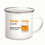 Gift for Whiskey Lover Bourbon Definition Magic Brown Water Kentucky 12oz Enamel Silver Mug