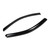 Compatible with Pontiac Grand Prix 2DR 2pcs Tape-On Window Visor Deflector Rain Guard