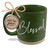 Lighthouse Christian Products Powerful Words Blessed Green 16 Ounces Coffee Cup Mug