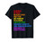 Rainbow Flag Human Rights Womens & Gay Rights LGBTQ+ Pride T-Shirt